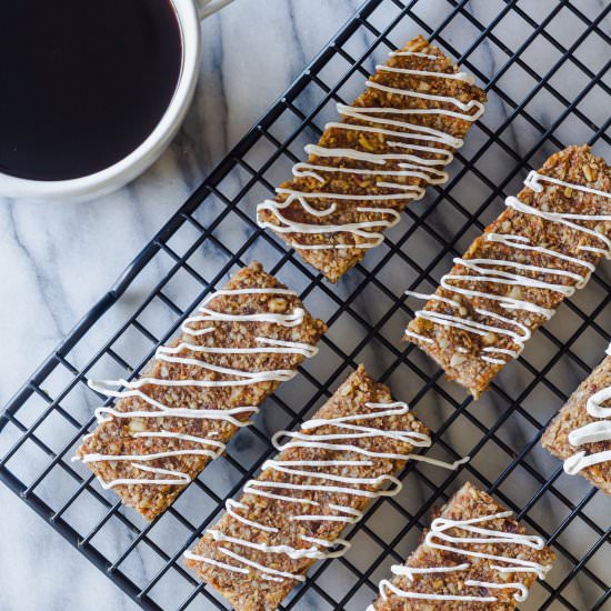 Carrot Cake Breakfast Bars