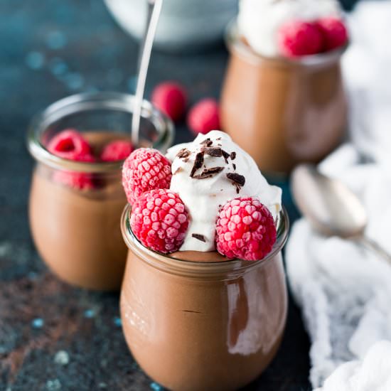 3 Ingredient Vegan Chocolate Mousse