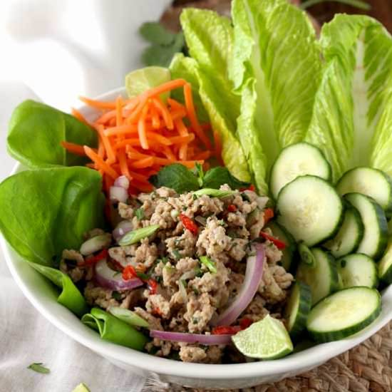 Thai Chicken Larb Salad