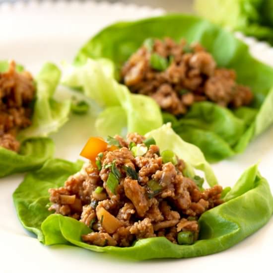 Asian Chicken Lettuce Wraps