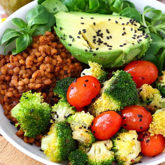 warm buddha bowl