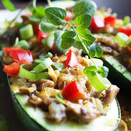 Stuffed Zucchini Boats