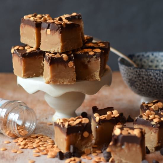 Chocolate Caramel Fudge