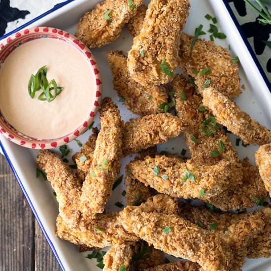 Crunchy Nut Chicken Fingers