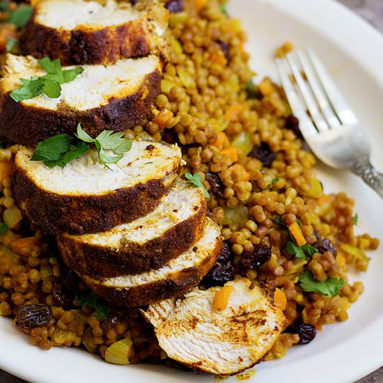 MOROCCAN CHICKEN WITH COUSCO