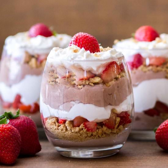 Chocolate Cheesecake Berry Trifle