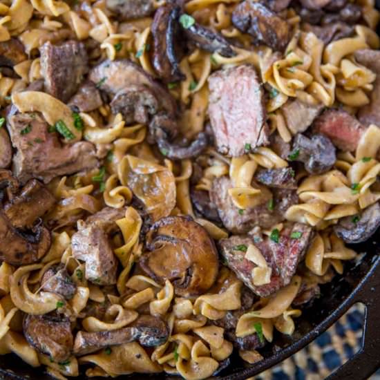 CRAZY TENDER BEEF STROGANOFF