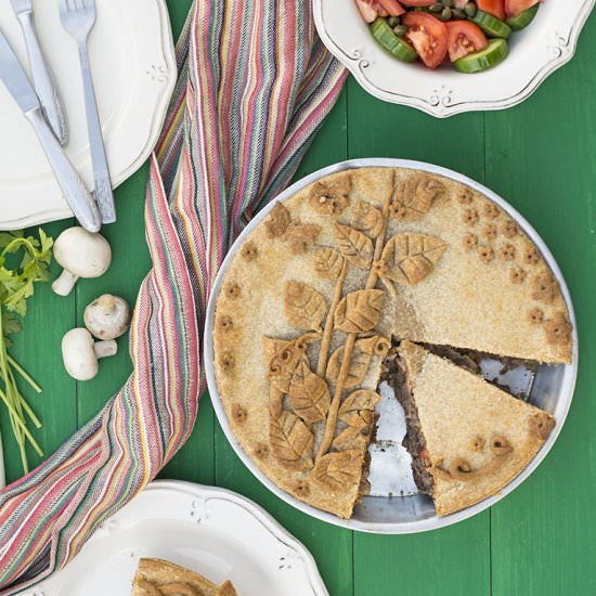 Vegan savory pie