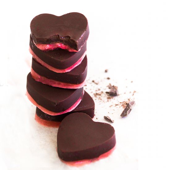Mint Chocolate Strawberry Fat Bombs