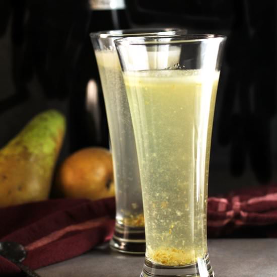 Ginger Pear Bellini
