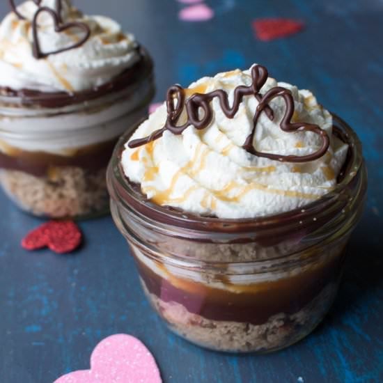 Caramel Chocolate Banana Trifle