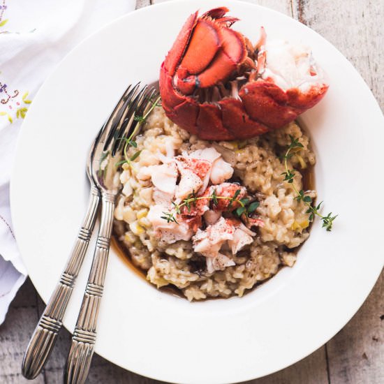 Instant Pot Lobster Risotto