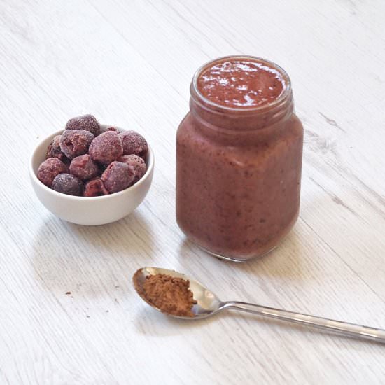 Chocolate Cherry Smoothie