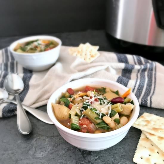 Pressure Cooker Minestrone Soup