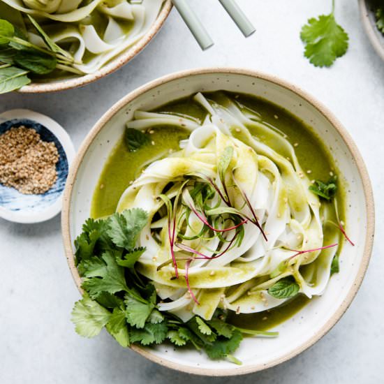Easy Green Curry Noodles