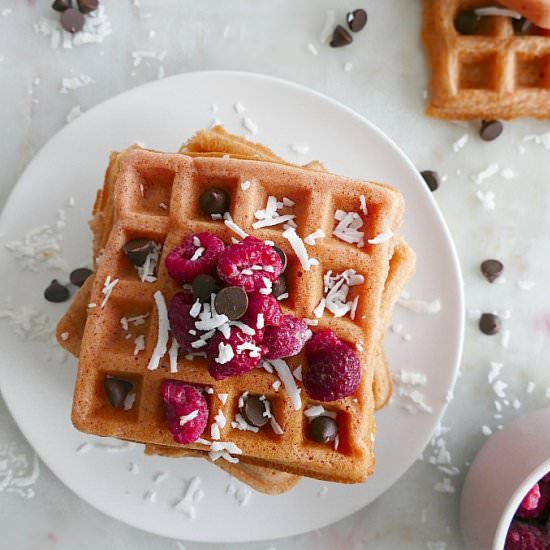 Grain Free Beet Waffles