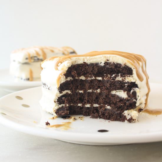 Chocolate Peanut Butter Icebox Cake