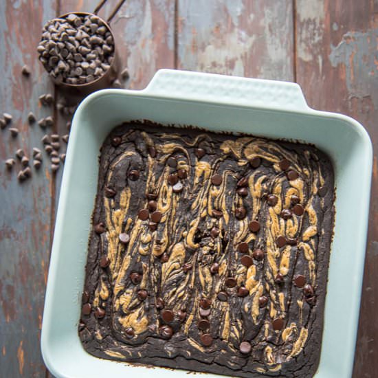 Black Bean Brownies & Peanut Butter