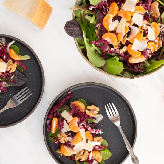 Radicchio and Mandarin Orange Salad