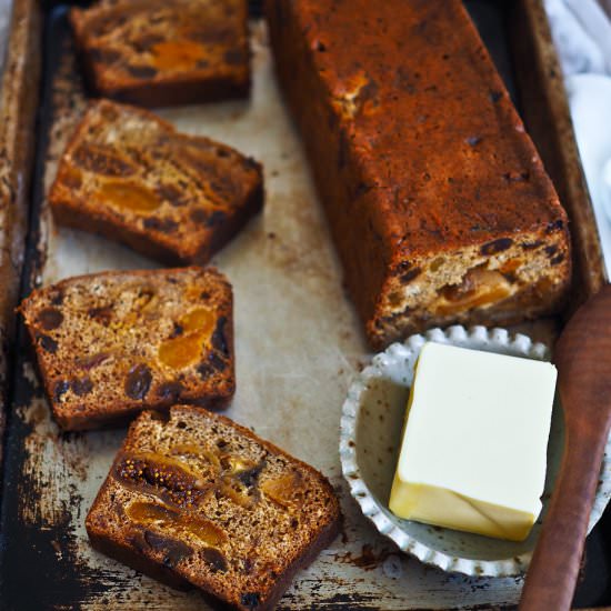 Dense & Rich Date & Fruit Bread