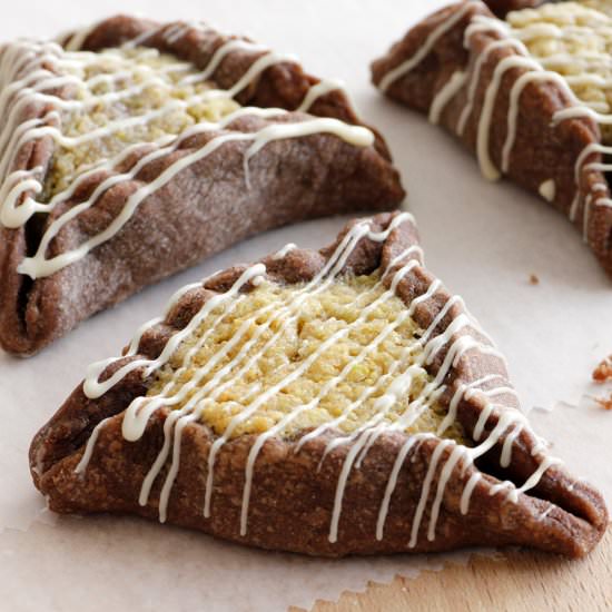 Chocolate Pistachio Hamantaschen