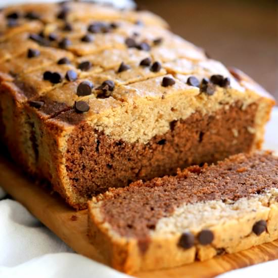 GF peanut butter chocolate cake