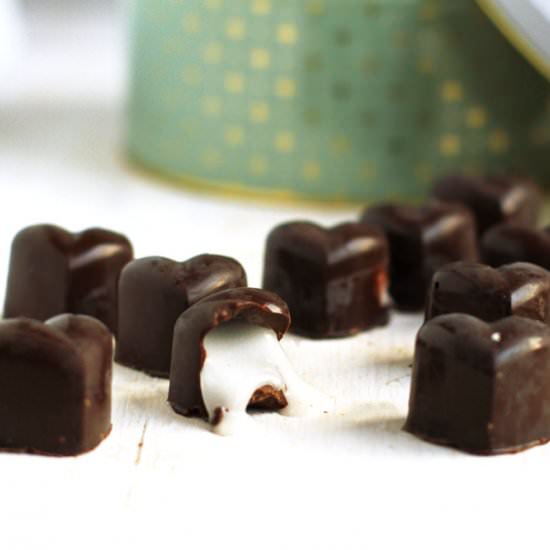 Dark Peppermint Chocolates