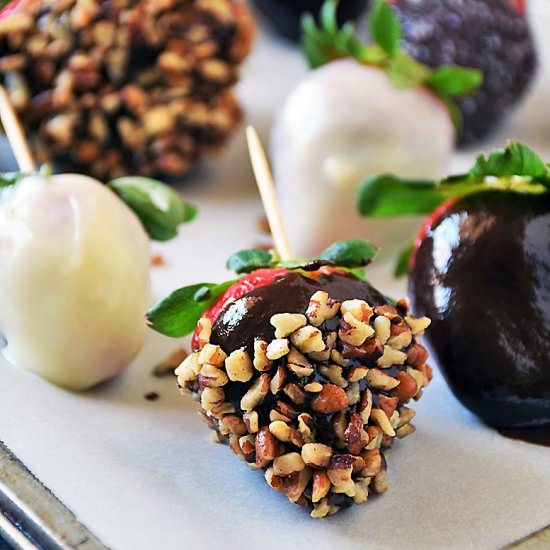 Chocolate Ganache Strawberries
