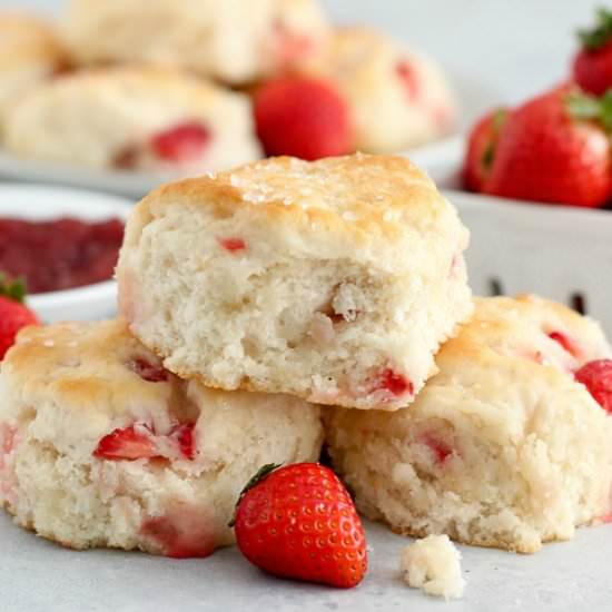 Strawberry Biscuits