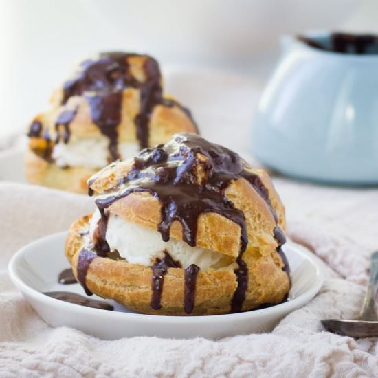 Profiteroles au Chocolat