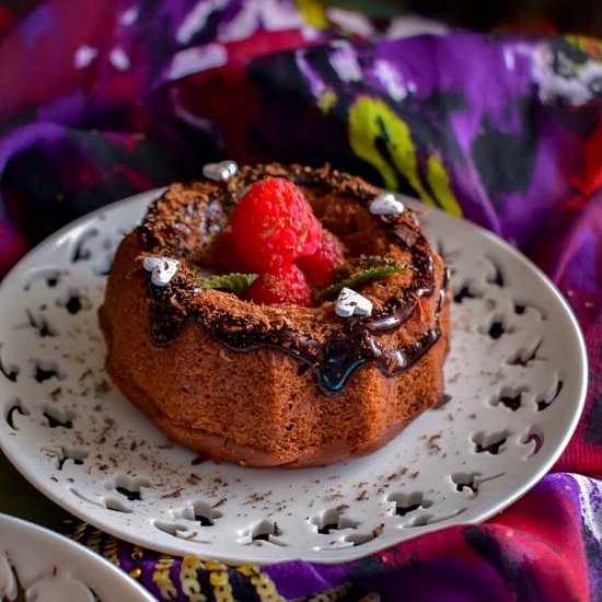 Mini Chocolate Bourbon Cake