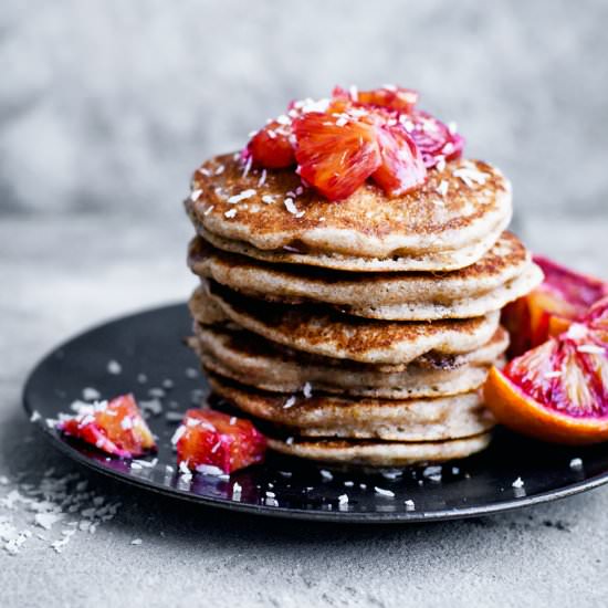 Orange Spelt Pancakes