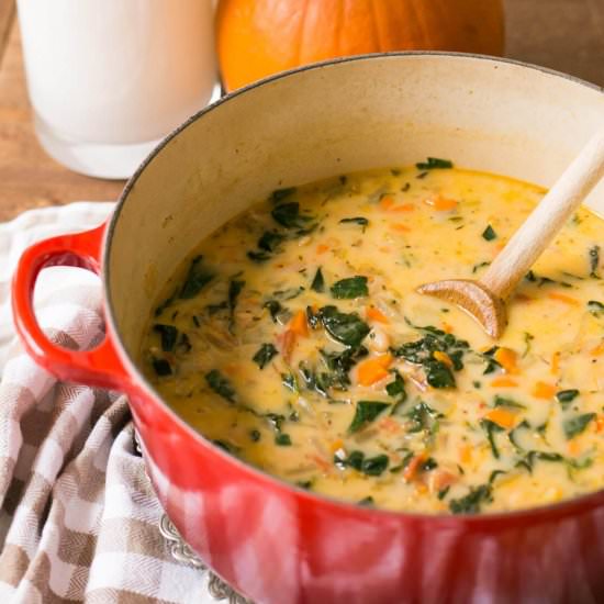 White Bean, Kale and Potato Soup
