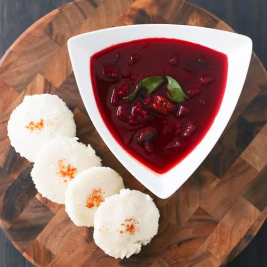 Beet Rasam (South Indian Soup)