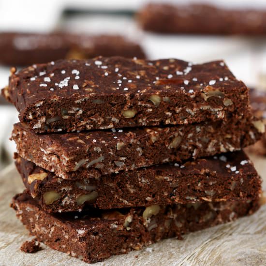Peanut Chocolate Buckwheat Bars