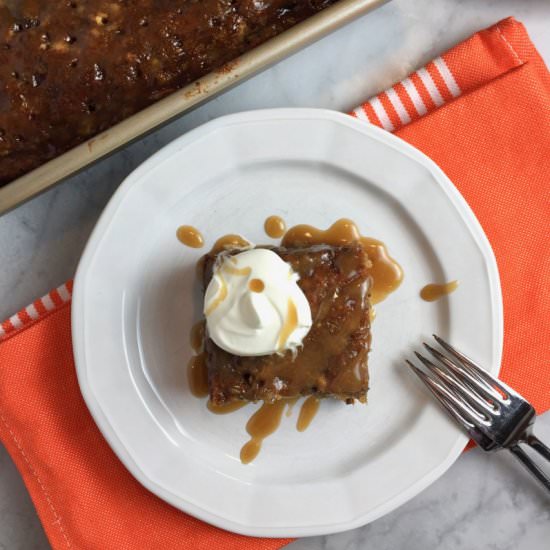 Sticky Banana Toffee Pudding