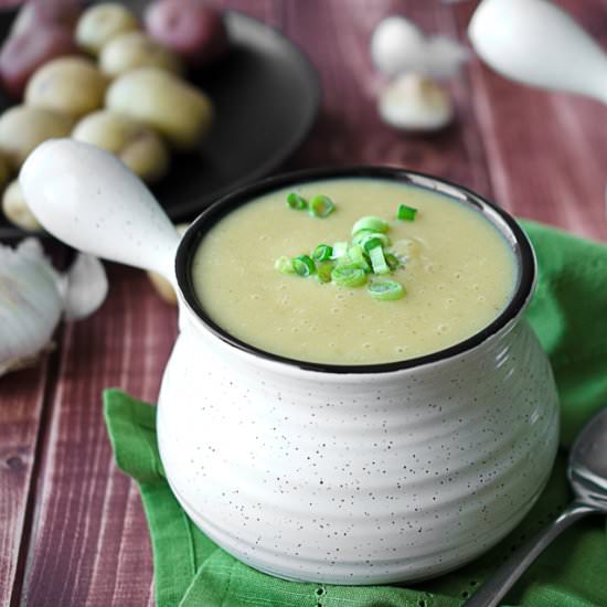 Vegan Potato Leek Soup
