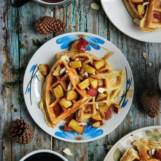 Apple Cinnamon Waffles