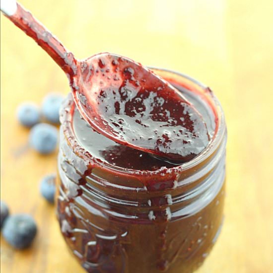 Tangy Blueberry Barbecue Sauce