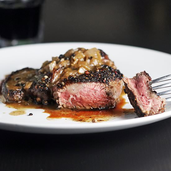 steak au poivre