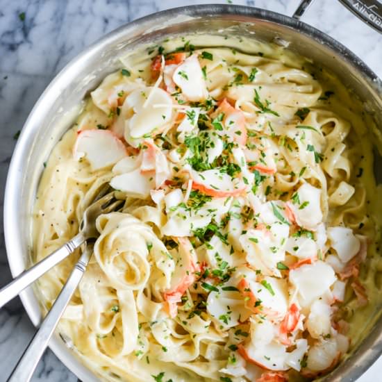 Lobster Alfredo (Gluten Free)