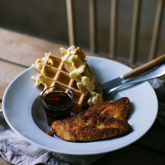 Waffle with Fried Chicken