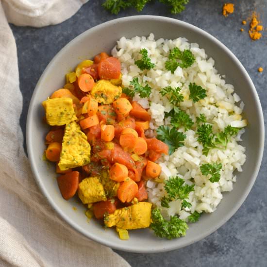 Moroccan Turmeric Chicken Stew
