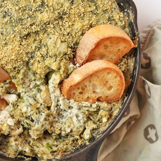 Vegan Spinach Artichoke Dip