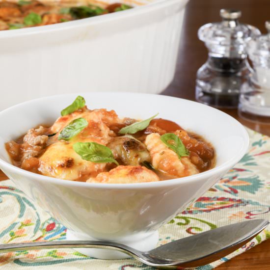 Baked Gnocchi with Italian Sausage