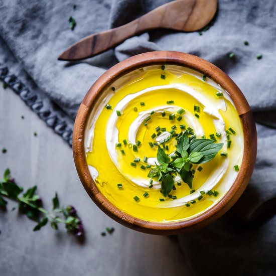 Homemade Labneh Cheese