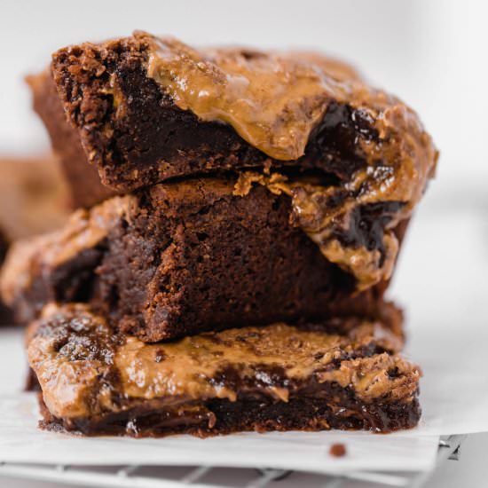 epic peanut butter brownies
