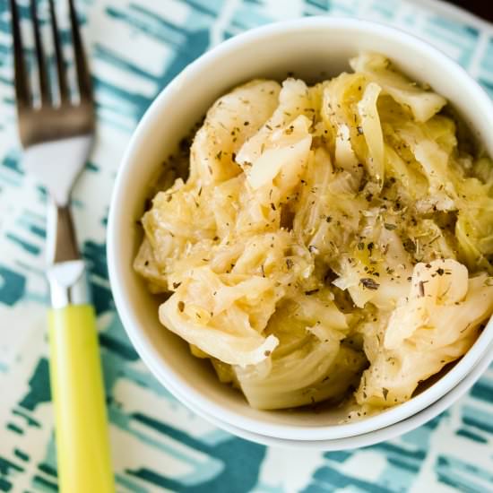 Pressure Cooker Cooked Cabbage