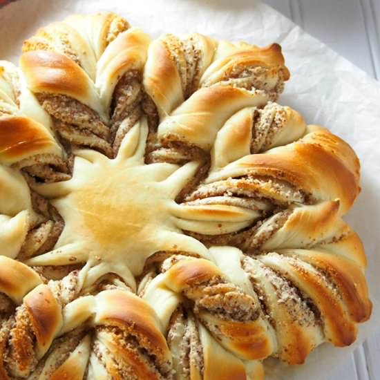 Almond Star Bread