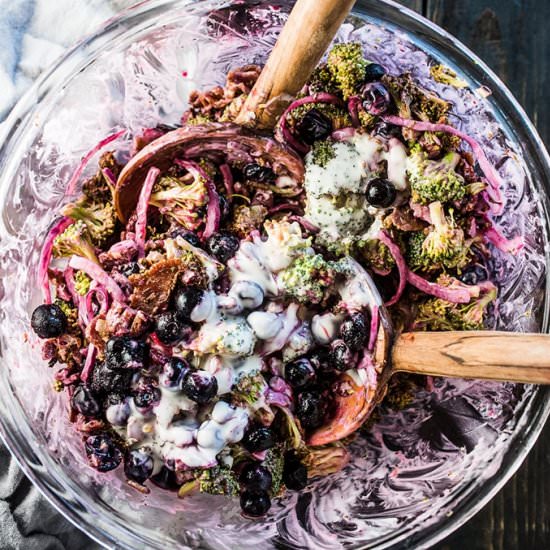 Tangy Roasted Broccoli Salad